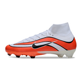 Nike Air Zoom Mercurial Superfly 10 Elite FG White and Red Football Boots